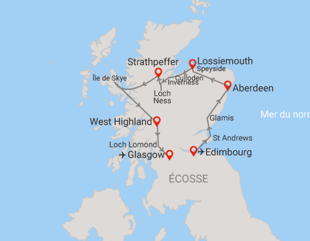 Circuit L'âme écossaise entre châteaux et lochs *** - 2