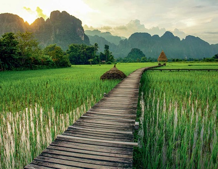 Circuit Indolent Laos et temples d'Angkor