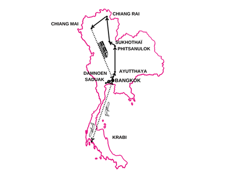 Circuit Lotus du Siam à Krabi 5* - 2