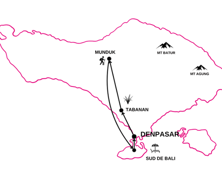 Combiné Jungle, Cascades et Sable de Bali - 2