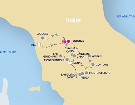 Autotour l'Essentiel de la Toscane 4* - 2