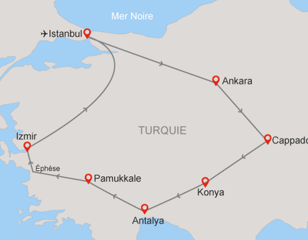 Circuit La Turquie Légendaire IST ***** - 2