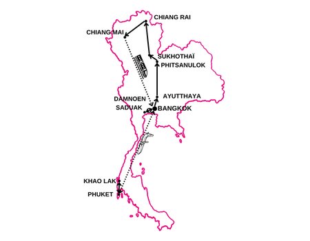 Circuit Charmes de Thaïlande et plage à Khao Lak 4* - 2