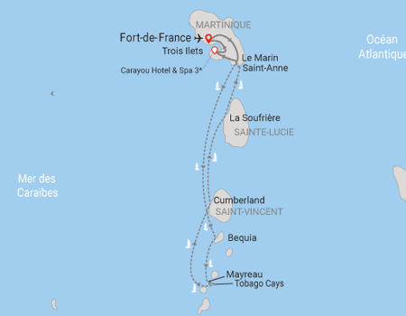 Combiné croisière et hôtel A la découverte des Grenadines et extension à l'hôtel Carayou Hôtel & Spa - 2