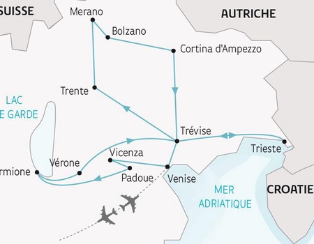 Circuit La Vénétie, le Frioul et les Dolomites - 1