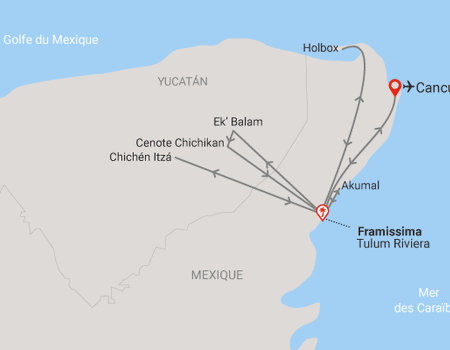 Circuit Beautés mayas et plage des Caraïbes (Logement au Framissima Évasion Tulum Riviera) **** - 2