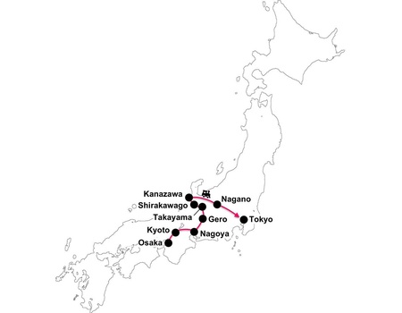 Grande Traversée des Alpes Japonaises : Circuit individuel en 3* - Osaka, Japon - Image 2
