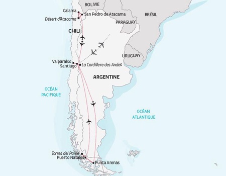 Le Chili, de la Patagonie au désert d'Atacama - 1