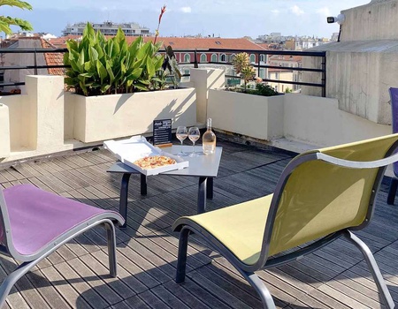 Séjour dans la carré d'or à Nice avec champagne et macarons - 4* - 4