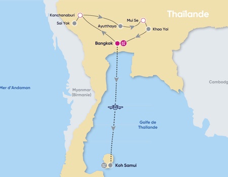 Circuit privatif trésors authentiques du Siam & séjour au Beyond Samui 4* by Ôvoyages - 2