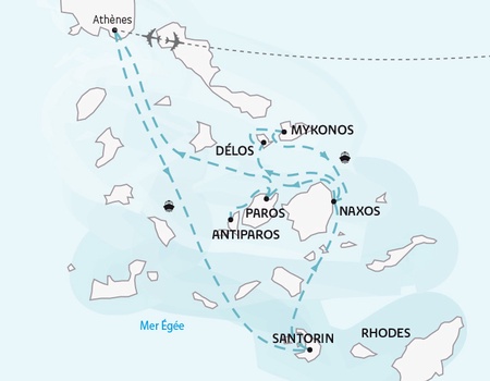 Périple au coeur des Cyclades