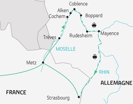 Croisière Rhin et Moselle