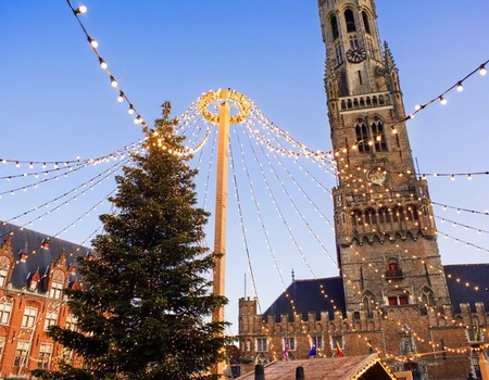 Croisière enchantée : à la découverte des Marchés de Noël entre Gand et Bruges (formule port/port) - Bruges, Belgique - Image 1