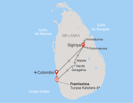 Combiné circuit et hôtel Royaume de Ceylan (collectif) & plage au Framissima Turyaa - 2