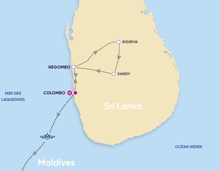 Circuit Trésors de Ceylan et plage des Maldives 4* - 2