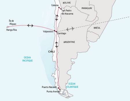 Le Chili et l'île de Pâques