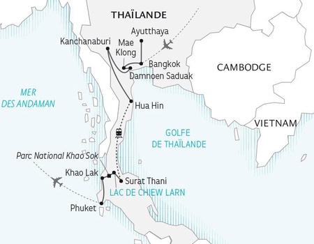 La Thaïlande, nature, culture et plages du Sud (petit groupe - 6-12 pers.)