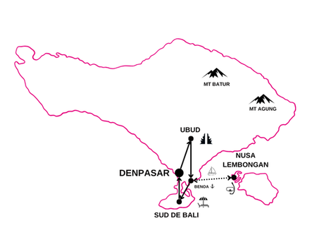 Combiné Des Rizières de l'île des Dieux aux eaux turquoise de Nusa Lembongan - 2
