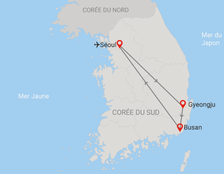 Circuit Éventail des traditions de Corée en liberté 3* - 2