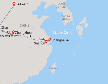 Circuit Au coeur de la culture Chinoise (maximum 15 participants) *** - 2