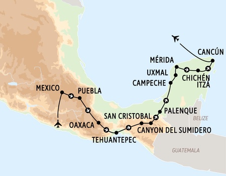 Regard sur le Mexique 12 jours / 10 nuits - 2