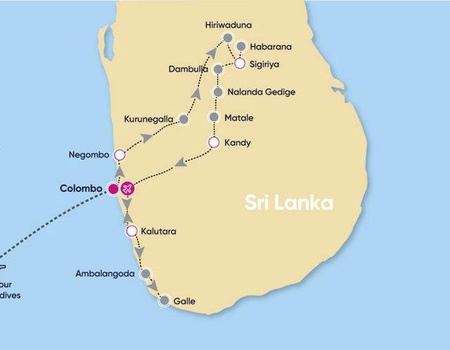 Circuit Incontournable Sri Lanka et Ôclub Experience Canareef Resort 4* - 2