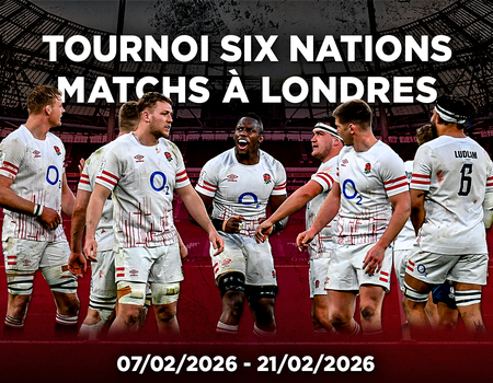 Tournoi des VI Nations - Matchs en Angleterre avec séjour hôtel 3*