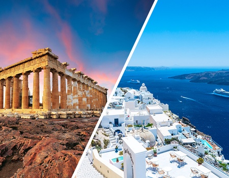 Combiné Athènes & Îles de Santorin Grèce - 1