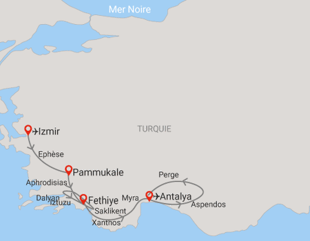 Circuit Turquie Éternelle : de l'Égée à la Méditerranée **** - 2