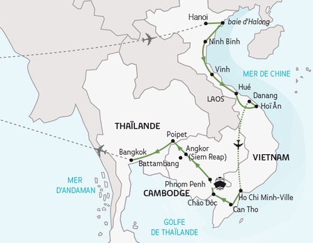 Circuit Le Vietnam et le Cambodge, richesses du Mékong