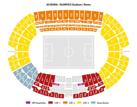 Match foot AS Roma - Europa League 2025-2026 avec hôtel 4* - 3