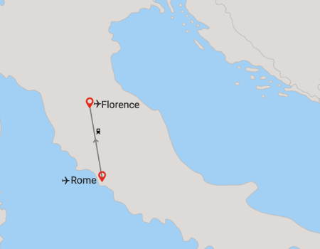 Circuit Héritage et liberté, Rome et Florence en train *** - 2