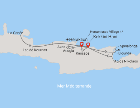 Circuit Trésors Crétois, logement à l'hôtel Hersonissos Village 4* - Crète, Grèce - Image 2