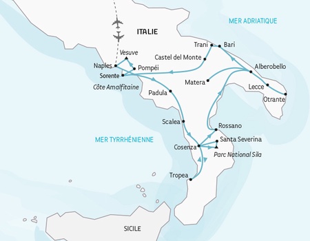 Circuit Le Grand Sud de l'Italie