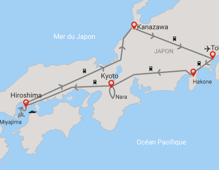 Circuit Sensations du Japon authentique - 2