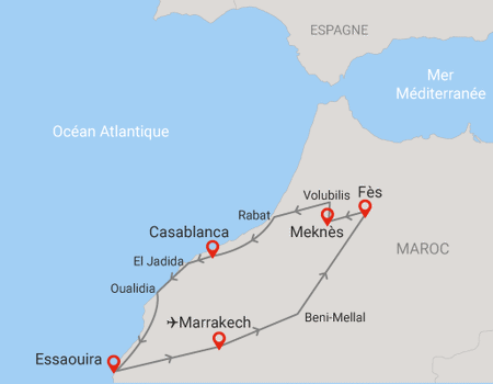 Circuit Villes impériales et côte Atlantique (circuit privatif) - 2