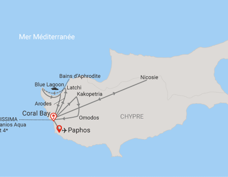 Circuit Chypre entre plage et culture, logement Framissima Évasion Kapetanios Aqua Resort **** - 2