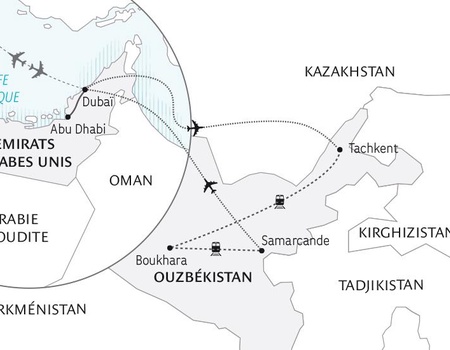 Les Emirats et l'Ouzbékistan (petit groupe - 6-12 pers.) - 1