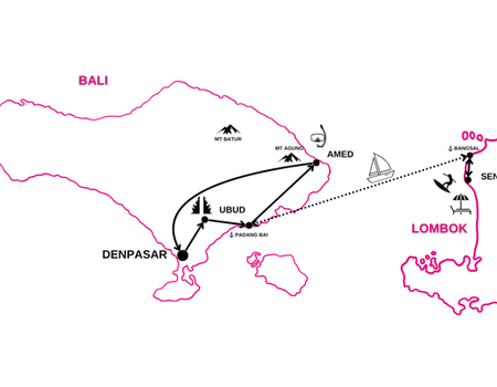 Combiné Jungle, Lombok et Sable de Bali **Durée au Choix** - 2