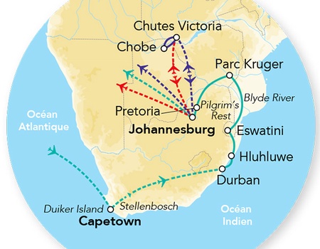 Circuit Splendeurs d'Afrique du Sud et Eswatini, Extension Chutes Victoria et Chobe - 2