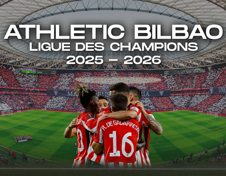 Match foot Athletic Bilbao - Ligue des Champions 2025-2026 avec hôtel 3* - 1