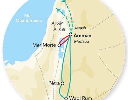 Splendeurs de Jordanie 8J/6N ou 7N - 2026 - 2