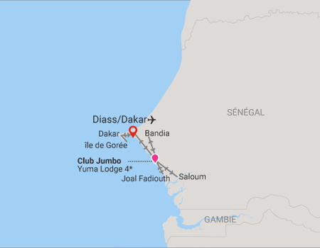 Circuit Racines et Plages du Sénégal, logement au Jumbo Yuma Lodge *** - Dakar, Sénégal - Image 2