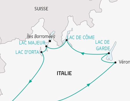 Circuit Les Lacs Italiens et Vérone (au départ du Sud de la France) - 1