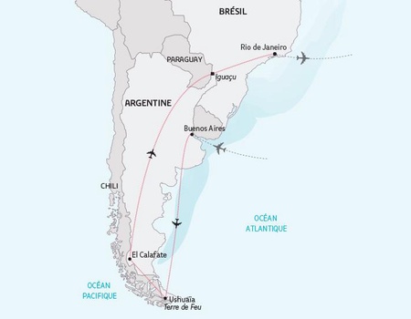 L'Argentine et le Brésil, d'Ushuaia à Rio de Janeiro (petit groupe 2-16 pers.) - 2