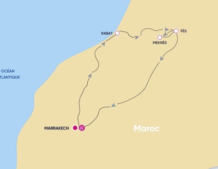 Circuit Villes Impériales en train - 2