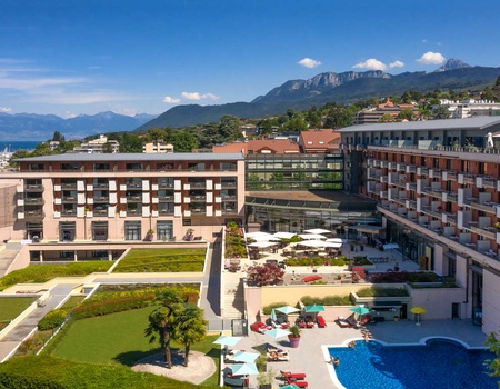 Wellnessverblijf in een design hotel, tegenover het meer van Genève - 4*