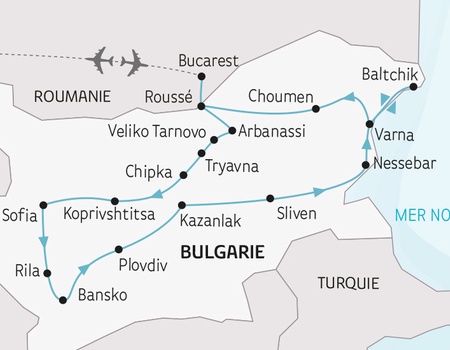 Circuit La Bulgarie, Balkan et mer Noire - 2