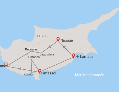 Autotour Richesses de Chypre en liberté *** - 2