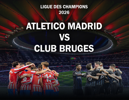 Match foot Ligue des Champions - Atlético Madrid v Club Bruges avec Hôtel 4* - 1